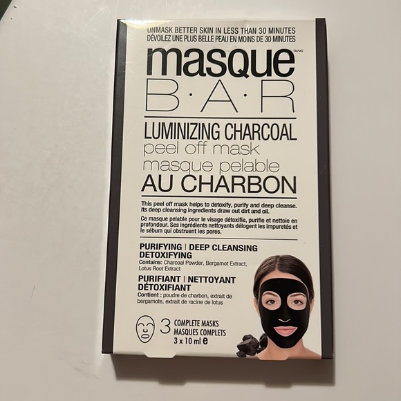 ⭐️Brand New Masque Bar Luminizing Charcoal Peel Off Mask M104 - Picture 2 of 4